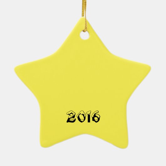 airedale doodsbanker keramisch ornament (Achterkant)