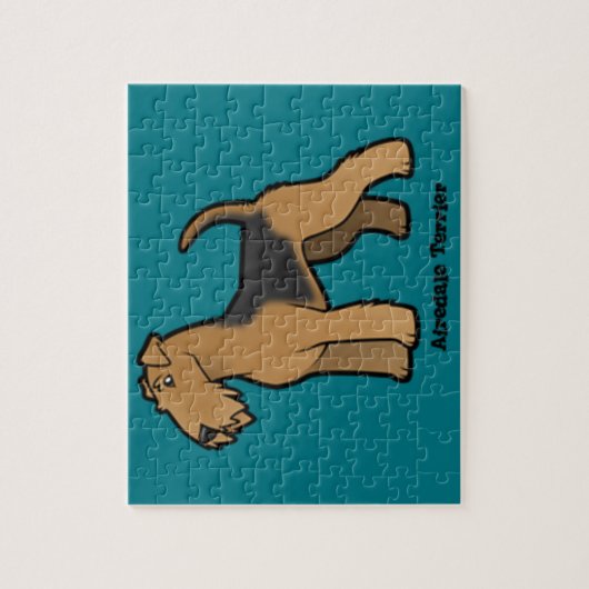 airedale doodsbanker legpuzzel (Verticaal)