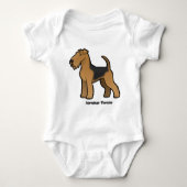 airedale doodsbanker romper (Voorkant)