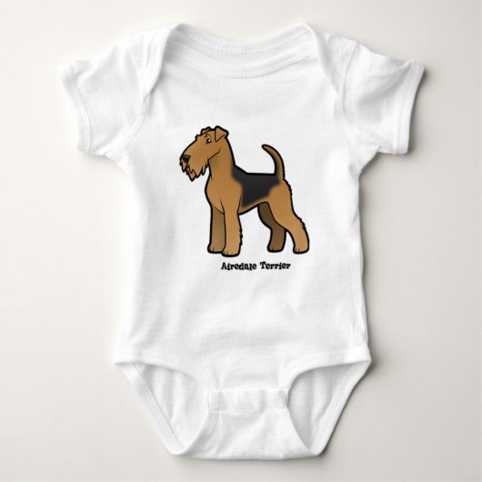 airedale doodsbanker romper (Voorkant)