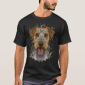 airedale doodsbanker t-shirt (Voorkant)