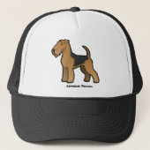 airedale doodsbanker trucker pet (Voorkant)