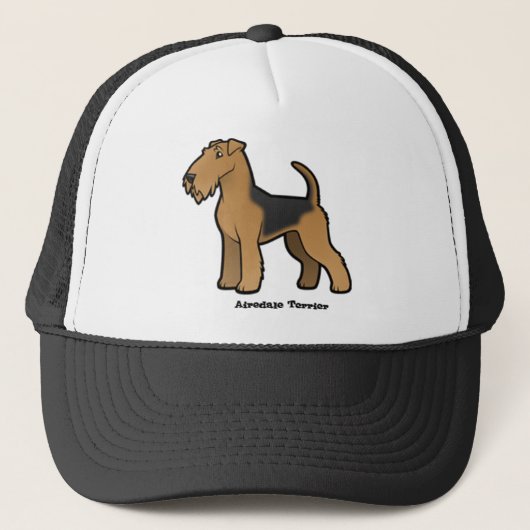 airedale doodsbanker trucker pet (Voorkant)