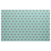 airedale doodshond lichtblauw stof (Fat Quarter)