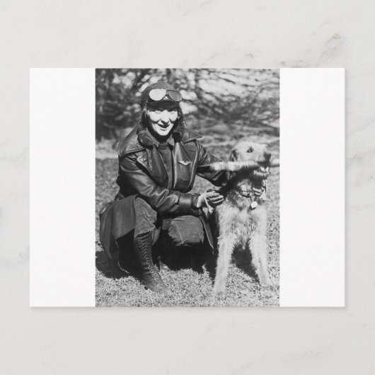 Airedale en Aviatrix, begin jaren 20 Briefkaart (Voorkant)