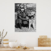 Airedale en Aviatrix, begin jaren twintig Poster (Keuken)