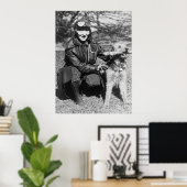 Airedale en Aviatrix, begin jaren twintig Poster (Thuiskantoor)