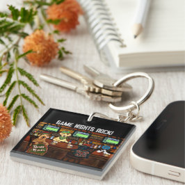 AIREDALE- EN FRIENDS-Poster Sleutelhanger