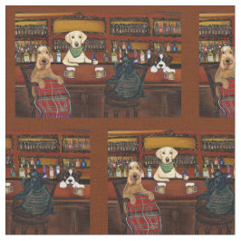 Airedale en Friends Stof