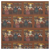 Airedale en Friends Stof (Swatch)