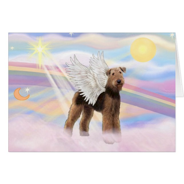 Airedale-engel (Voorkant Horizontaal)
