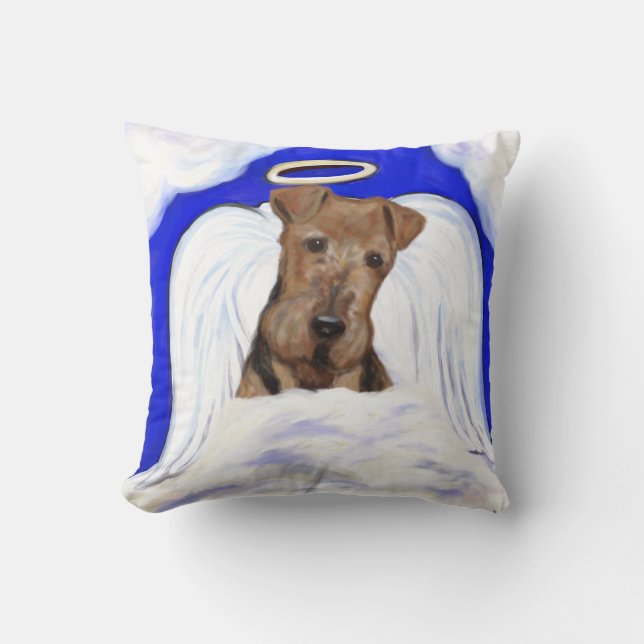 AIREDALE ENGEL KUSSEN (Voorkant)