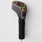 AIREDALE & FRIENDS Poster Golfheadcover (Schuin)