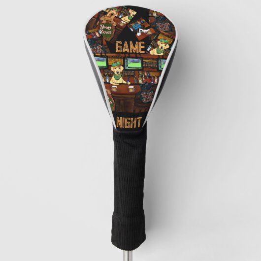 AIREDALE & FRIENDS Poster Golfheadcover (Voorkant)