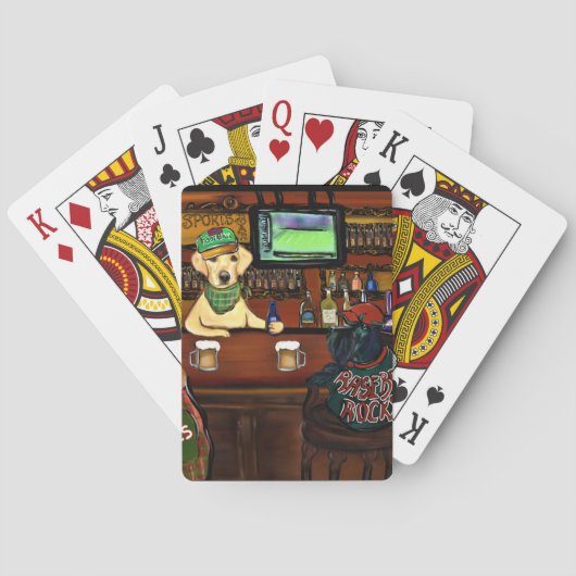 AIREDALE & FRIENDS Poster Pokerkaarten (Achterkant)