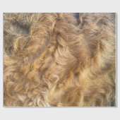 Airedale haar inpakpapier (Vlak)