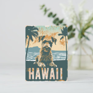 Airedale Hawaii Vakantie Reizen Briefkaart