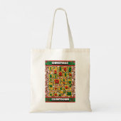 Airedale-hond Countdown Kerst Adventkalender Tote Bag (Achterkant)