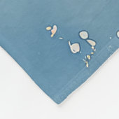 Airedale Hond in Sledge Laat het Sneeuw Kerstmis Fleece Deken (Hoek)