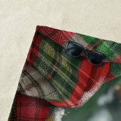 Airedale Hond Kerst Feestelijk Strandlaken (In situ)