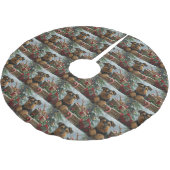 Airedale Hond Kerstfeest Kerstboom Rok (Gekanteld)