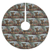 Airedale Hond Kerstfeest Kerstboom Rok (Voorkant)