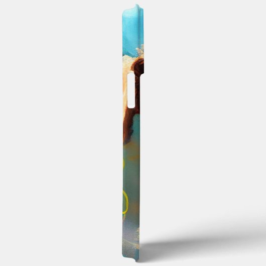 Airedale hond met verjaardagscadeau en pet Case-Mate iPhone case (Achterkant / Rechts)