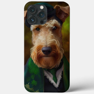 airedale hond op St. Patrick's Day Case-Mate iPhone Case