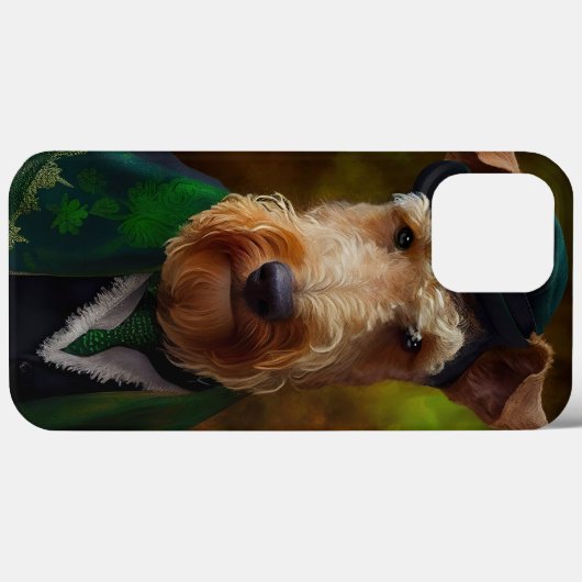 airedale hond op St. Patrick's Day Case-Mate iPhone Case (Achterkant (horizontaal))