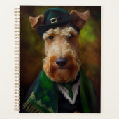 airedale hond op St. Patrick's Day Planner (Voorkant)