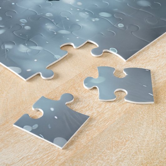 Airedale Hond Rijden Motorfiets Kerstmis Legpuzzel (Zijkant)