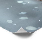 Airedale Hond Rijden Motorfiets Kerstmis Poster (Hoek)