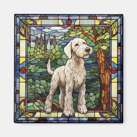 Airedale-hondemagneet Magneet (Voorkant)