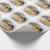 Airedale in de stalwerf cadeaupapier (Hoek)
