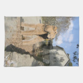 Airedale in de stalwerf theedoek (Horizontaal)