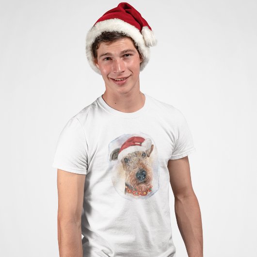 Airedale kerstcadeautjes voor Hondenliefhebbers T-shirt