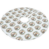 Airedale Kerstkrans Feestelijke Pup Kerstboom Rok (Gekanteld)