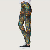 Airedale Kerstmis Feestelijke Reis Leggings (Links)