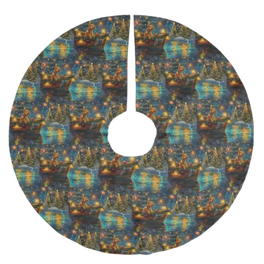 Airedale kerstvakantie kerstboom rok (Voorkant)