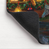 Airedale kerstvakantie muismat (Hoek)