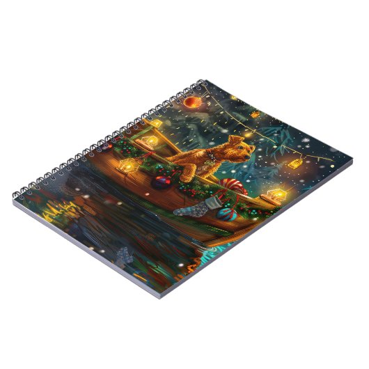 Airedale kerstvakantie notitieboek (Linkerzijde)