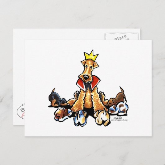 Airedale King of Terriers Briefkaart (Voorkant / Achterkant)