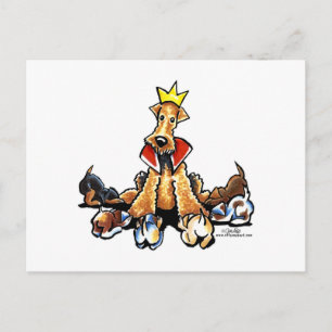 Airedale King of Terriers Briefkaart