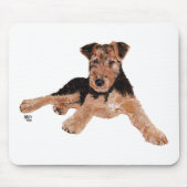 Airedale, Lakeland, Welsh Terrier Pup Muismat (Voorkant)