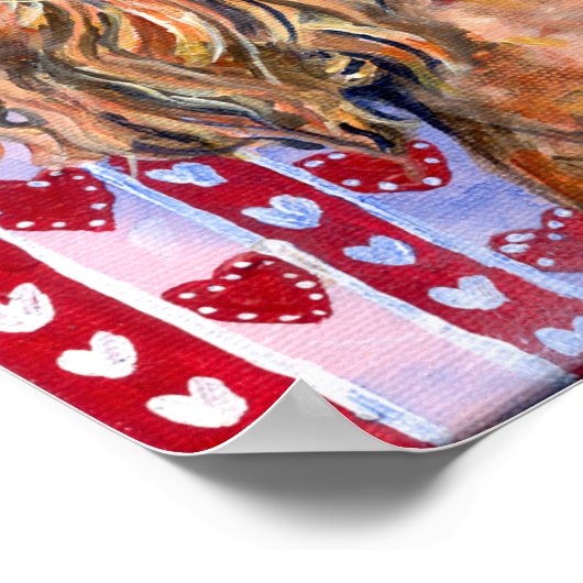 Airedale Love Poster (Hoek)