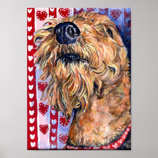 Airedale Love Poster (Voorkant)