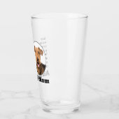 Airedale Mam Glass Tumbler (Links)