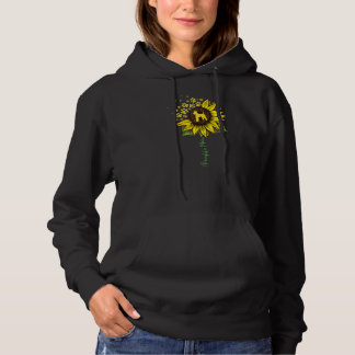 Airedale mama Sunflower Airedale Terrier Dog mama Hoodie