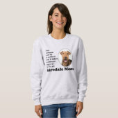 Airedale mama Sweatshirt (Voorkant volledig)
