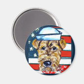 Airedale Marine Magneet (Voorkant / Achterkant)